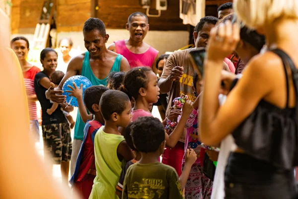 Bali Indonésie Dubna 2020 Humanitární Pomoc Při Pandemii Bali Indonésii — Stock fotografie