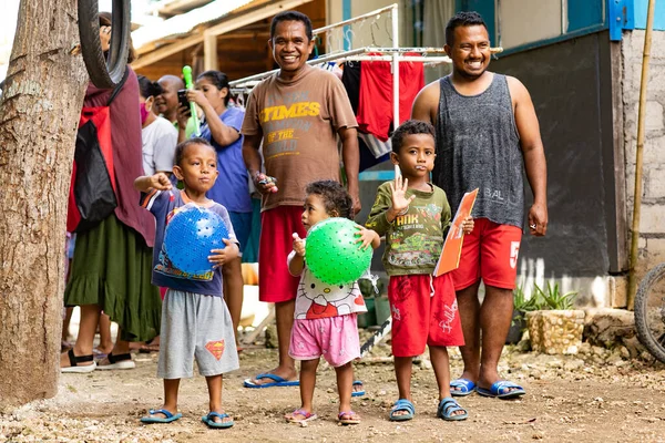 Bali Indonésia Abril 2020 Assistência Humanitária Durante Uma Pandemia Bali — Fotografia de Stock