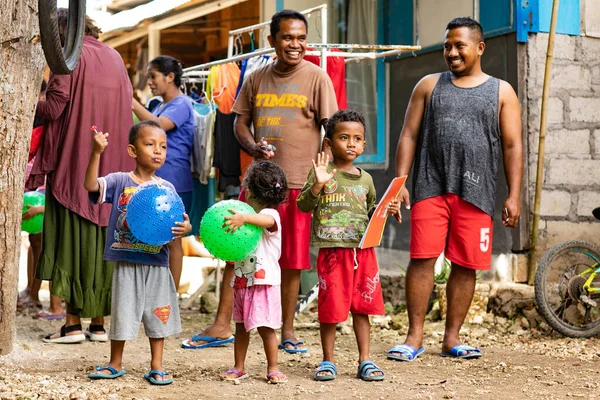 Bali Indonésia Abril 2020 Assistência Humanitária Durante Uma Pandemia Bali — Fotografia de Stock