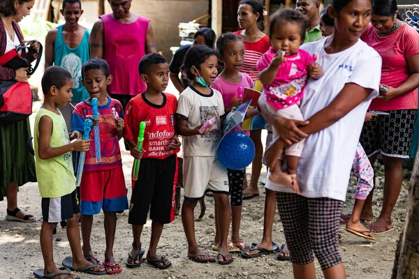 Bali Indonésia Abril 2020 Assistência Humanitária Durante Uma Pandemia Bali — Fotografia de Stock