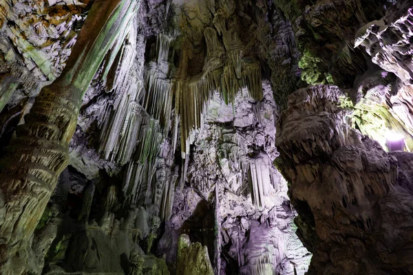 Saint Michael Cave Gibraltar Cave Situated Gibraltar Rock Concert Hall — Stock Photo, Image