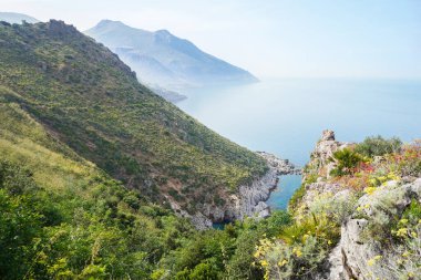 Sicilya 'daki Doğa Rezervi Zingaro' nun huzurlu manzarası