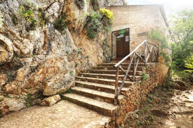 Doğa Rezervi Zingaro, Sicilya - Haziran 2019: Güzel müze vintage evi - Manna Zingaro Doğa Rezervi Müzesi