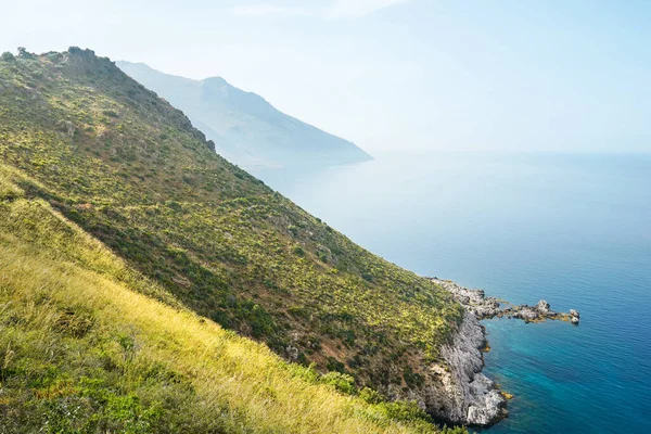 Panorama Tranquillo Nella Riserva Naturale Dello Zingaro Sicilia — Foto Stock