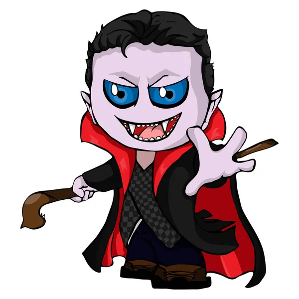 Isolado ilustração de um dracula —  Vetores de Stock