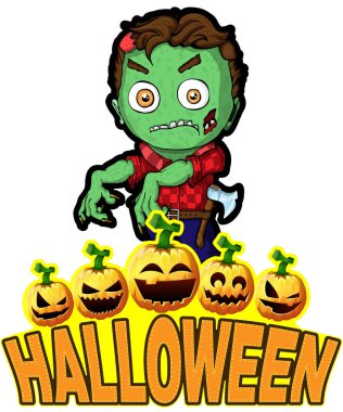 Zombie Halloween Poster