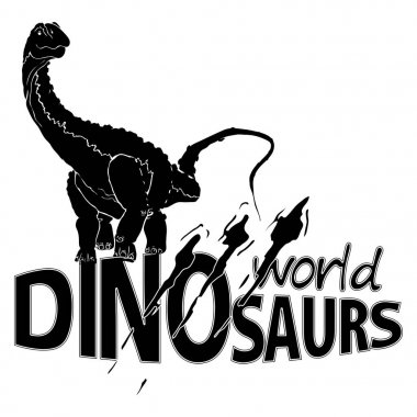 Dinozorların dünyasına logosu.