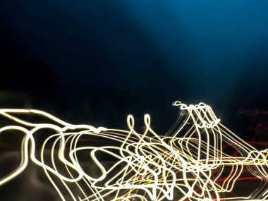 Araba gece manzaraları