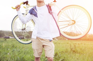 adam Bisiklet yeşil alanı oluşturuldu 