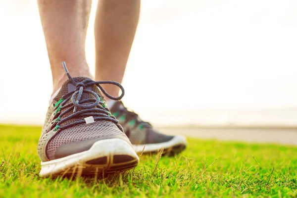 koşu ayakkabıları bacaklarda Pelet yakın çekim