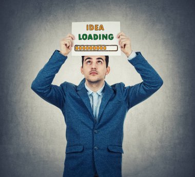 İş adamı fikri yükleme