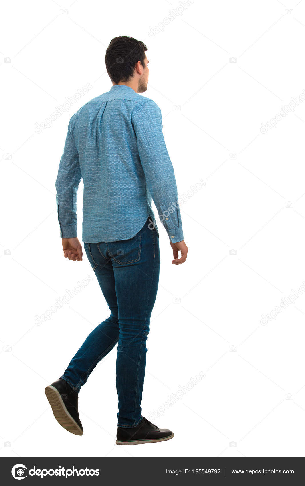 pic Back Of Person Walking https depositphotos com 195549792 stock photo walking man back portrait html