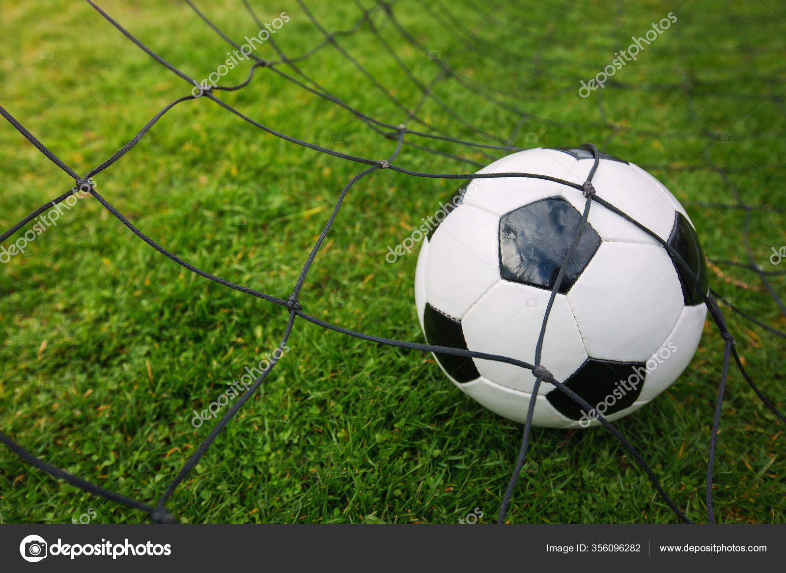 Goal Concept Soccer Ball Enters Gate Hits Net Football Championship Stock Photo Image By C 1stunningart