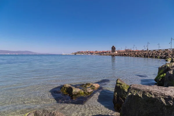 Vue panoramique sur la vieille ville de Nessebar — Photo