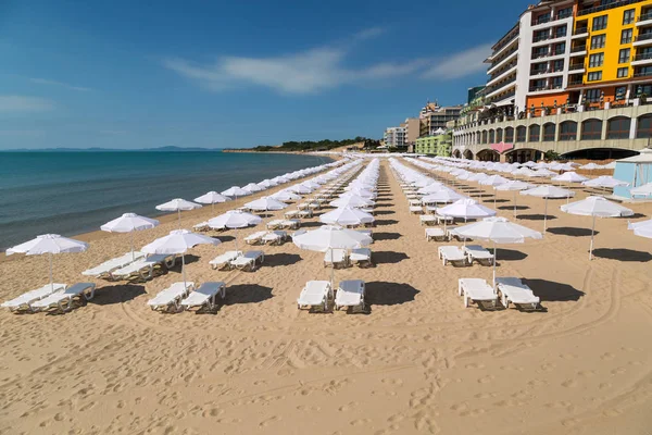 内塞伯尔在保加利亚黑海海岸的海滩 — 图库照片