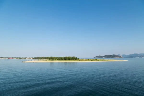 Piękna plaża Keramoti, Grecja — Zdjęcie stockowe