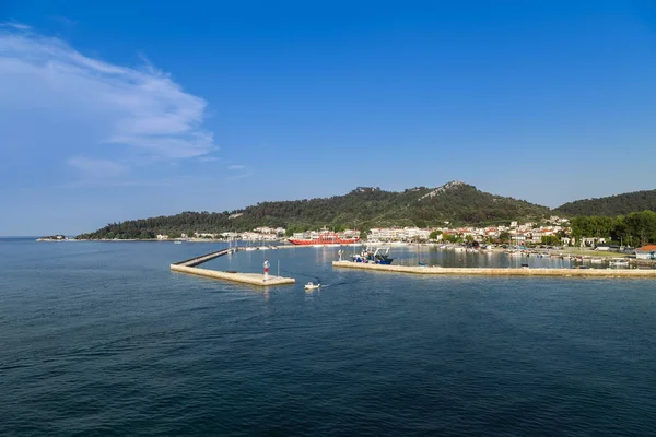 Puerto de la isla de Tasos — Foto de Stock