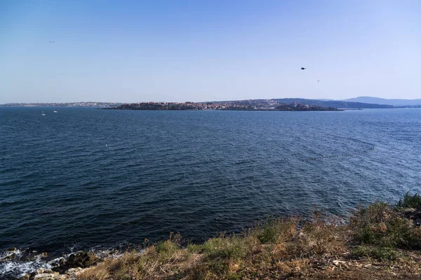 View from st Ivan island to Sozopol, Bulgaria — Stock Photo, Image