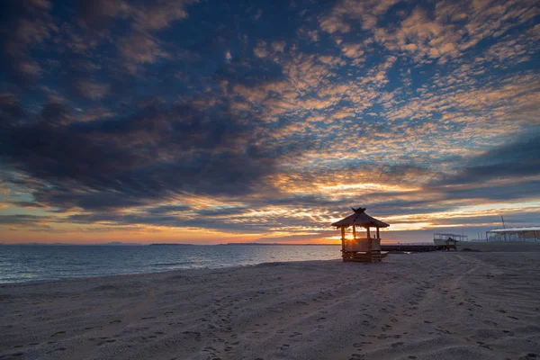 Beautiful Empty Beach Sunset — Stock Photo, Image
