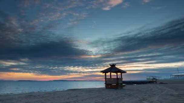 Zonsondergang Het Strand — Stockvideo