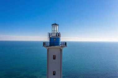 Closeup of  lighthouse in Aheloy city in Bulgaria