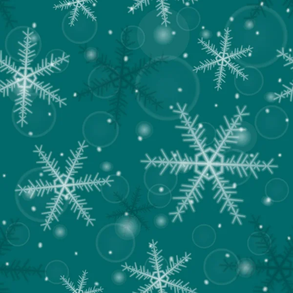 Copos de nieve de Navidad sin costuras — Archivo Imágenes Vectoriales