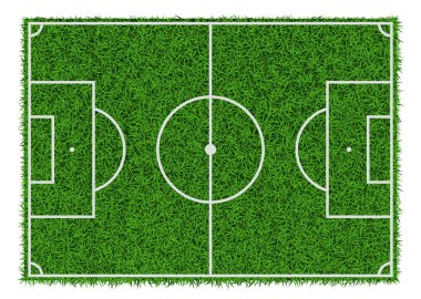 Futbol alan çim.