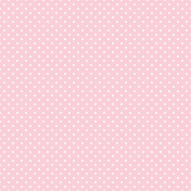 Dikişsiz desen, vektör sorunsuz bir şekilde doldurur herhangi bir şekli, küçük beyaz lekeli üzerinde pastel pembe arka plan renk örneği içerir.