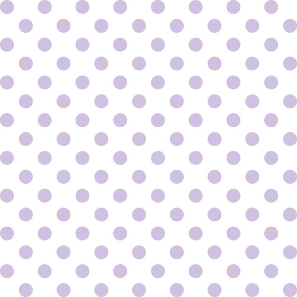 Бесшовный шаблон, вектор включает в себя образцы, которые плавно заполняет любую форму, большие пастельные лаванды горошек точки на белом фоне
