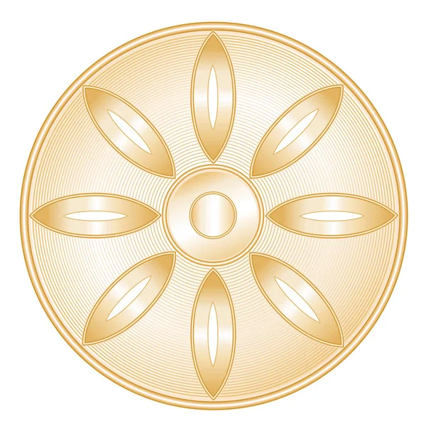 Boeddhisme symbool, Lotus Blossom — Stockvector