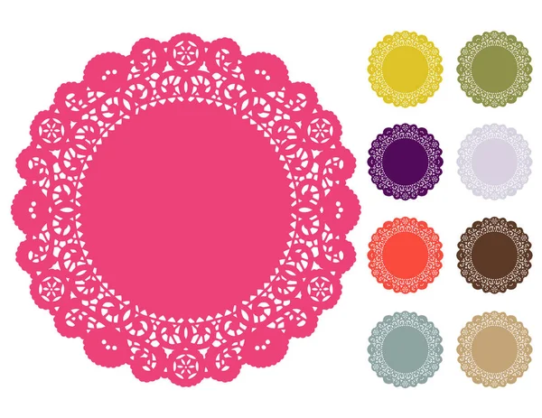 Lace πετσετάκι Σουπλά, χρώματα Pantone — Διανυσματικό Αρχείο