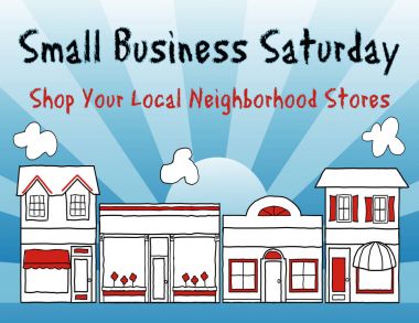 Small Business Saturday, USA, Shop your local neighborhood stores clipart