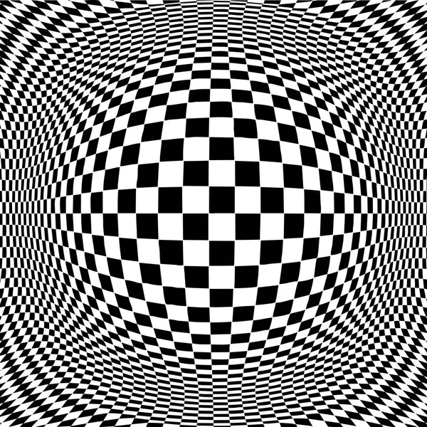 Op Art Padrão de design abstrato —  Vetores de Stock