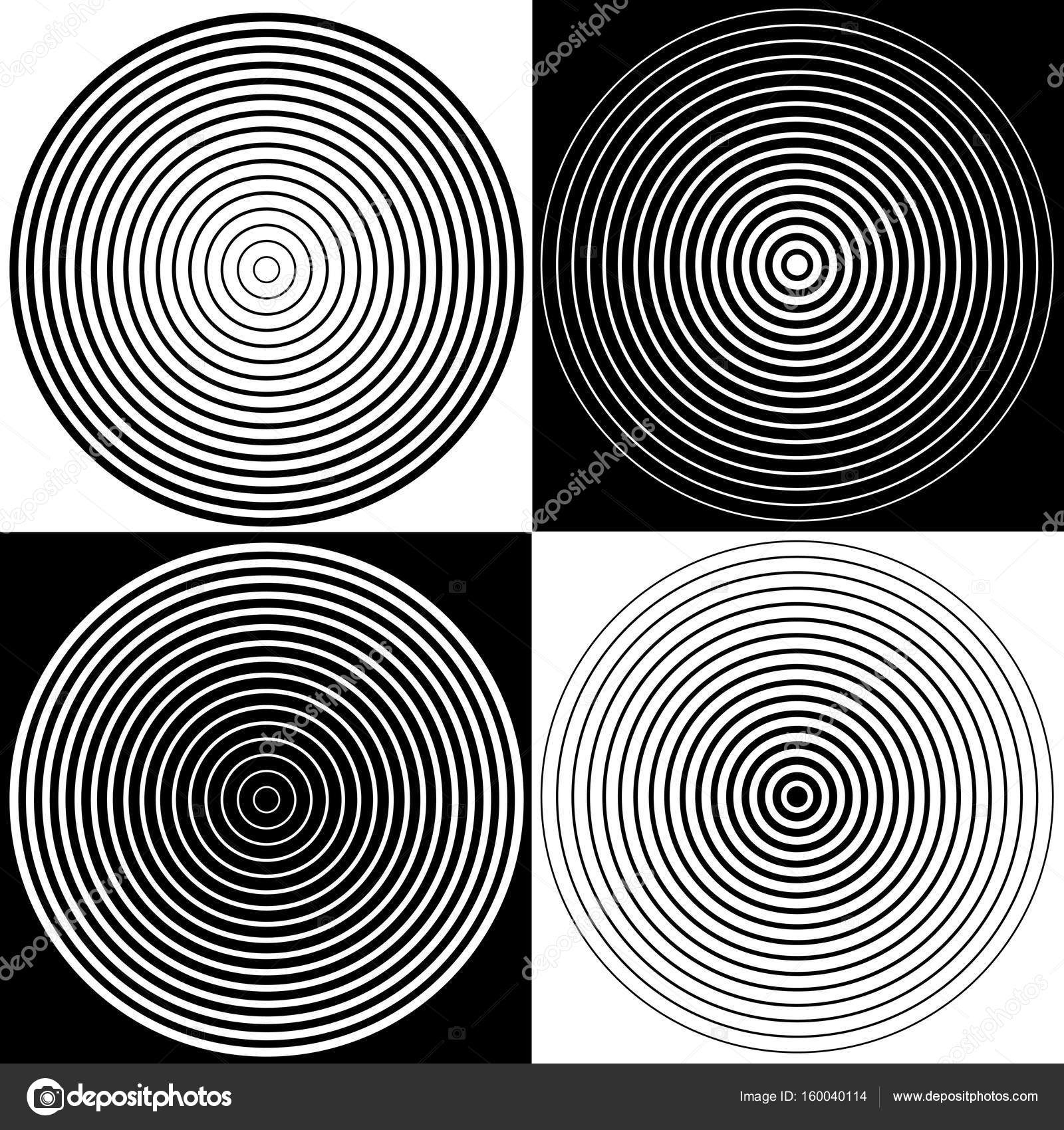 Abstract Art Black And White Patterns Spiral Designs