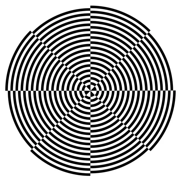 螺旋设计抽象的图案网篮 — 图库矢量图片
