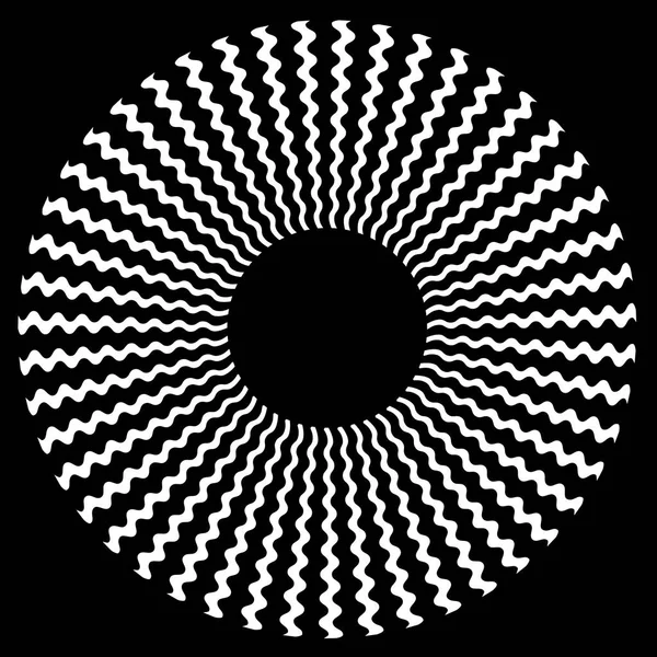 Modèle abstrait spirale de conception, Zigzag — Image vectorielle