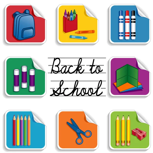 School supplies for kindergarten, daycare, back to school, marker