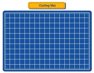 Kesme Mat için DIY dikiş, dikiş, kapitone, Patchwork, sanat ve el sanatları, mavi ve beyaz