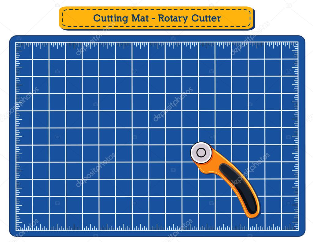 Cutting Mat and Rotary Blade Cutter for DIY Sewing, Quilting, Patchwork, Arts and Crafts