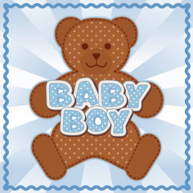 Oyuncak ayı erkek bebek