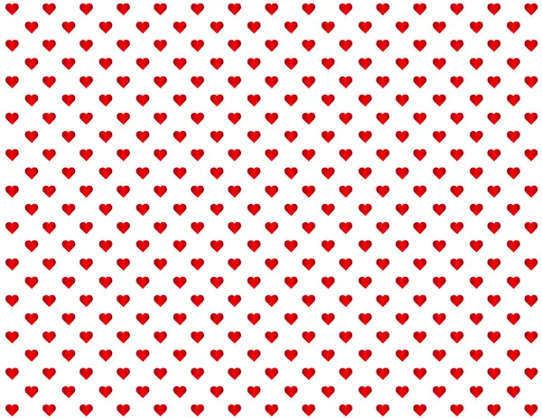 Małe Czerwone Serca Miłości Valentine Bezszwowe Tło Eps Zawiera Próbkę — Wektor stockowy