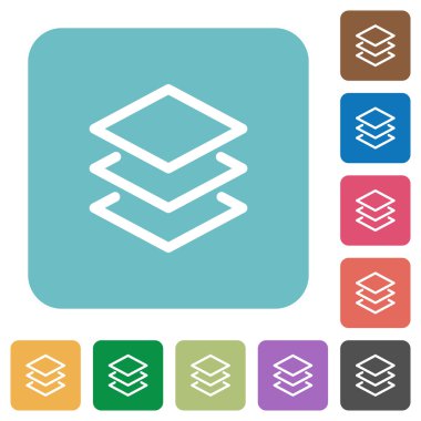 Düz katmanları simgeler