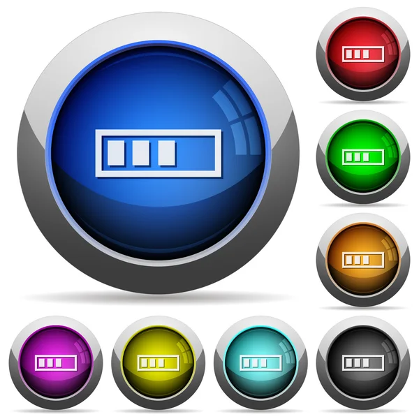 Progressbar ボタン セット — ストックベクタ