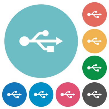 Düz Usb bağlantı simgeleri