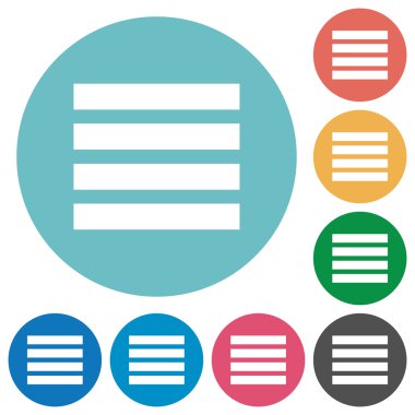 Düz metni hizalama simgeler haklı