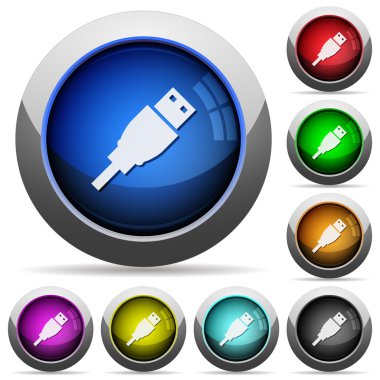 USB fişini düğme kümesi