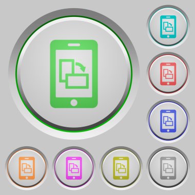 Mobil ekran yönünü Basma düğmelerini değiştirme