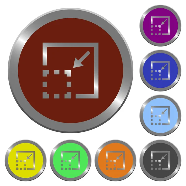 Minimize element color buttons — Stockový vektor