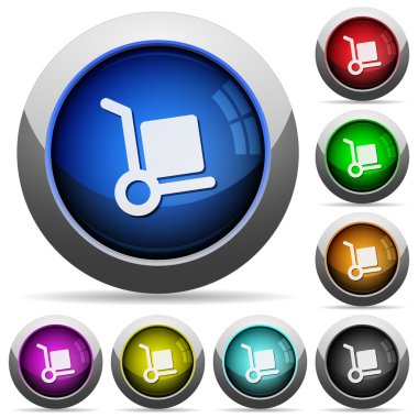 El kamyon parlak düğmeler