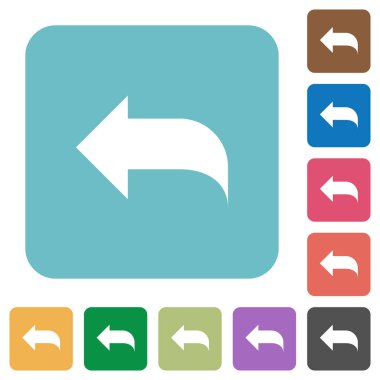 Düz simgeler posta Yanıtla